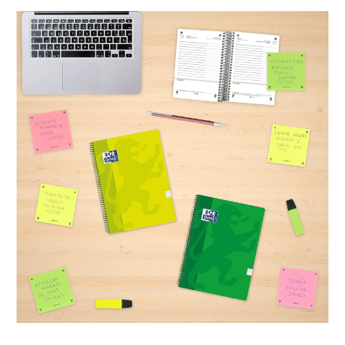 Pack 5 cuadernos Oxford A5 pauta 2,5 - Imagen 3