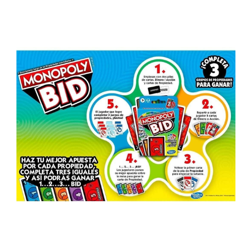 Hasbro Juego De Mesa Monopoly Bid - Imagen 4