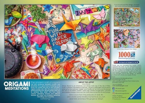 Puzzle 1000 pzs Meditation Origami - Imagen 6