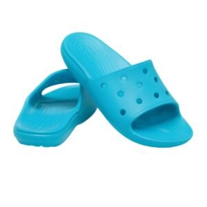 Sandalias Crocs Classic Slide – Chanclas de Verano para Mujer y Hombre, Color Turquesa