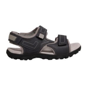 Sandalias Geox para Niño – Sandalias de Trekking Deportivas y Transpirables, Gris Antracita