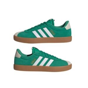 Tenis Adidas VL Court 3.0 Platform - Verde Esmeralda con Suela de Goma