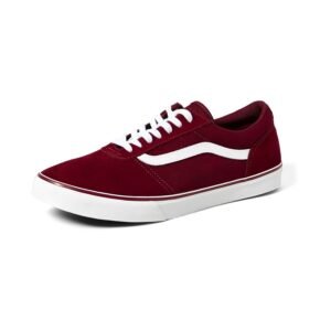 Sneakers Vans Ward Originales - Tenis de Lona con Suela Waffle para Adulto, Color Vinotinto